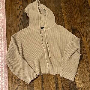 Era cotton hooded sweater